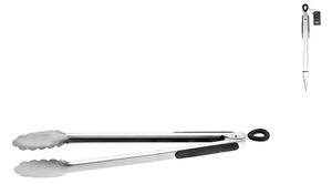 Pinza servire Inox Top in acciaio inox con manico nero cm 40