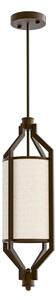 Open Design OR85877 - Lampada su asta ZUNDO 1xE27/15W/230V marrone/beige