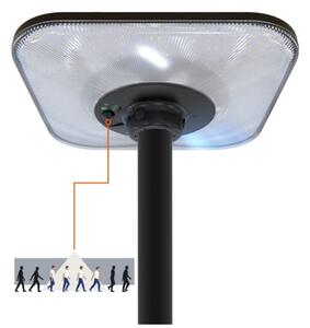 Lampione stradale solare a LED con sensore SOLSUMI LED/25W/3,2V IP54 24000 mAh + telecomando