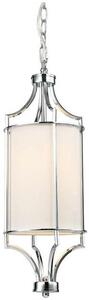 Open Design OR80551 - Lampadario a catena LUNGA 1xE27/15W/230V cromo lucido/bianco