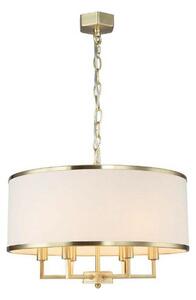 Open Design OR80230 - Lampadario a catena CASA 6xE14/15W/230V crema/ottone