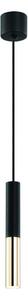Open Design OR80810 - Lampadario a sospensione su cavo SLIMI 1xG9/3,5W/230V nero/oro