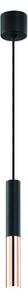 Open Design OR80827 - Lampada a sospensione su cavo SLIMI 1xG9/3,5W/230V nero/oro rosa