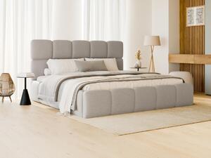 Letto con contenitore 180 x 200 cm Tessuto chiné Grigio DAMADO di PASCAL MORABITO