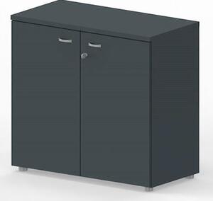 Libreria bassa con ante battenti ARTEXPORT RAW 90x46x85H cm struttura