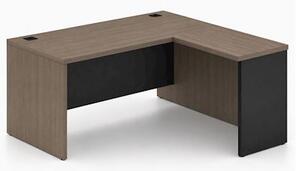 Scrivania direzionale ARTEXPORT RAW gamba legno 200x180x74H cm con all