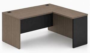 Scrivania direzionale ARTEXPORT RAW gamba legno 180x180x74H cm con all