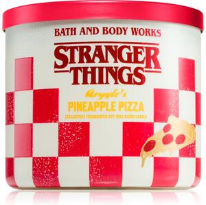 Bath & Body Works Stranger Things Argyle's Pineapple Pizza candela profumata 411 g