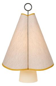 Lampade da tavolo GUBI, Hornbæk, dimmerabile, Beige, Soggiorno, Tessuto / Tessile, Design