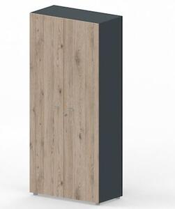 Libreria alta c/ante battenti ARTEXPORT RAW 90x46x200H cm struttura an