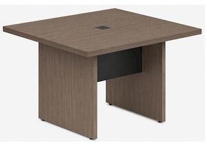 Tavolo riunioni direzionale ARTEXOPRT RAW gamba legno 120x110x74H cm f