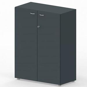 Libreria media con ante battenti ARTEXPORT RAW 90x46x123H cm struttura