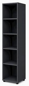 Libreria alta a giorno ARTEXPORT RAW 45x46x200H cm colore antracite