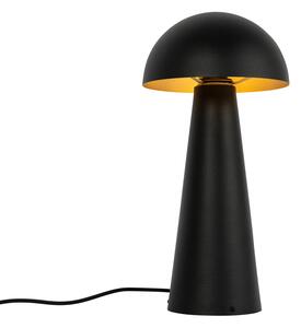 Lampada da terra per esterni nera 50 cm con LED - Mushroom