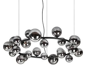 Lampadario Collezione PERLAGE 15W Fumè Altezza Regolabile Ideal Lux