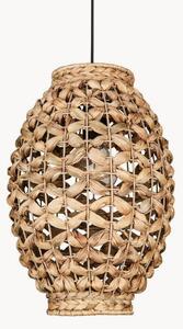 Lampada a sospensione a LED con luce regolabile in fibra naturale Griffin