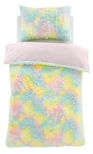 Biancheria da letto singola per bambini in microplush 135x200 cm Rainbow Cuddly - Catherine Lansfield