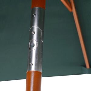 Ombrellone Da Giardino Rettangolare 2x1,5m Mauritz Verde
