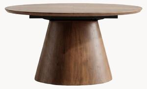 Tavolo allungabile ovale in legno di quercia Violette, 160 - 200 x 100 cm