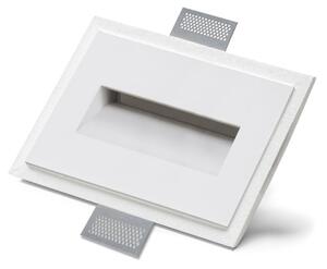4155B faretto segnapasso per cartongesso e muratura di 9010
