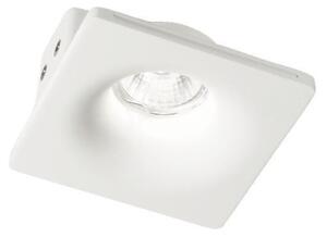 Ideal Lux Zephyr 150284 faretto da incasso in gesso attacco GU10 quadrato