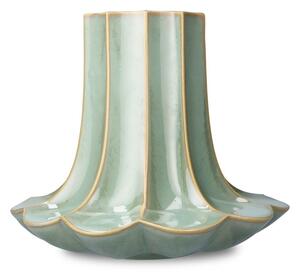 Vaso verde chiaro in ceramica (altezza totale 20,5 cm) Kantarel – Kähler Design