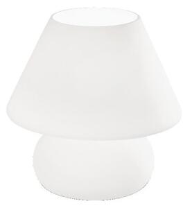 Ideal Lux Prato TL1 Big abat jour da comodino bianca in vetro E27 60W