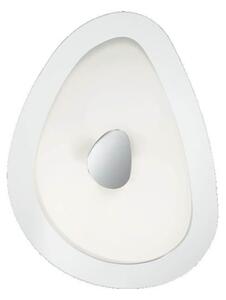 Ideal Lux Geko PL3 plafoniera moderna soffitto con vetro serigrafato bianco E27 60W