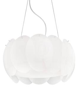 Ideal Lux Ovalino SP5 lampadario da cucina moderno in lastra di vetro E27 60W