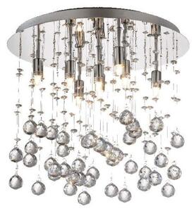 Ideal Lux Moonlight PL8 plafoniera moderna per salone in cristallo molato G9