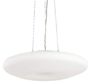 Ideal Lux Glory SP3 D50 lampadario moderno per soggiorno in vetro bianco soffiato e acidato E27 60W
