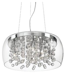 Ideal Lux Audi-80 SP8 lampadario moderno soggiorno in vetro soffiato G9