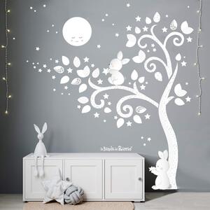Alberi Albero Moonlight - Adesivi Murali per Bambini