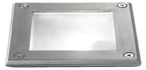 Ideal Lux Park PT1 Square faretto da incasso a suolo o parete con corpo luce in PVC G9 15W