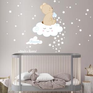 Adesivi murali Stelle Cadenti Giallo/Azzurro - Adesivi Murali per Bambini