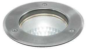 Ideal Lux Park PT Round Medium faretto da incasso a suolo o parete con corpo luce in PVC E27 60W