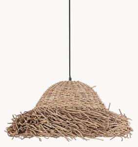 Lampada a sospensione in fibra naturale con luce regolabile Natu
