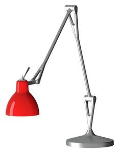 Rotaliana Luxy T2 lampada da tavolo snodata con diffusore in vetro colorato E14