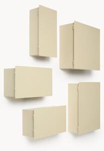 Set di 5 mensole da parete in metallo Kelly