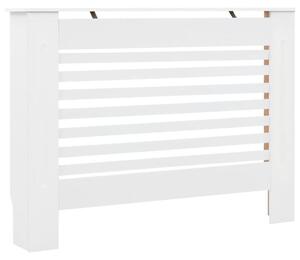 Copri termosifone da pavimento, dimensioni 11x19x81,5 cm – Materiale MDF resistente agli agenti atmosferici – Bianco con motivo a gallo – Set da 2