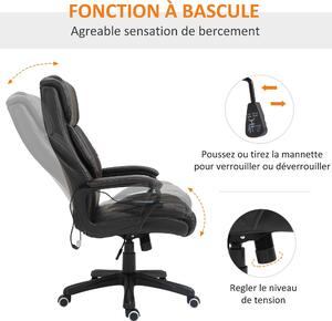 Sedia ergonomica da ufficio - Sedia da ufficio - Sedia da ufficio con funzione massaggio - Sedia da lavoro - Sedia confortevole
