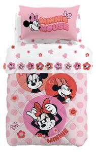 Trapunta In Cotone Minnie Flowers Singolo Warner Bros Ragazza Caleffi