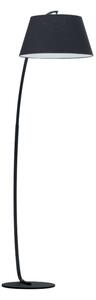 Ideal Lux Pagoda PT1 lampada a piantana curva paralume nero