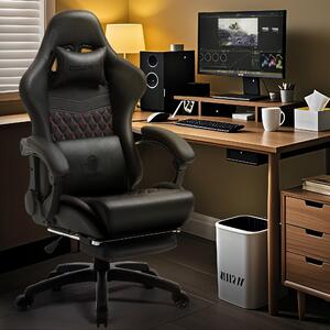 Sedia ergonomica da gaming - Sedia da ufficio - Sedia da gaming - Sedia per computer - Sedia da ufficio - Schienale regolabile