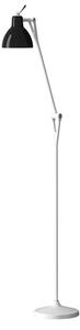 Rotaliana Luxy F1 lampada da terra bianca con diffusore in vetro colorato E14
