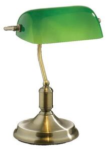Ideal Lux Lawyer TL1 lampada da tavolo vetro verde