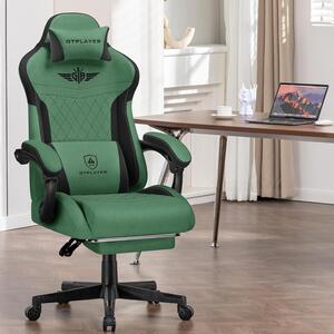 Sedia da gaming - Sedia per videogiochi - Sedia da ufficio - Sedia da lavoro - Sedia standard - Schienale regolabile 150°