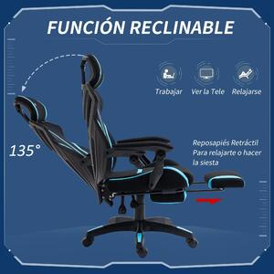 Sedia ergonomica da ufficio - Sedia da ufficio - Sedia per ufficio - Sedia da lavoro - Sedia da gaming - Schienale regolabile