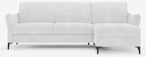 Dalia divano letto con penisola contenitore e materasso alto 18 cm - p