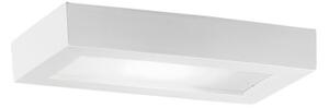 Rossini Elmer A.4363 lampada da parete moderna in gesso diffusore in vetro pirex